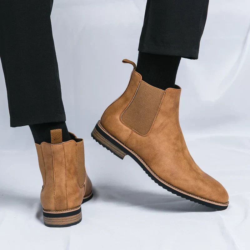 Kristian™ | Chelsea boots i läder