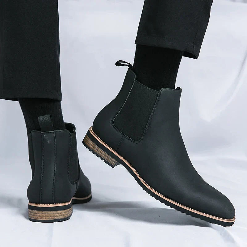 Kristian™ | Chelsea boots i läder