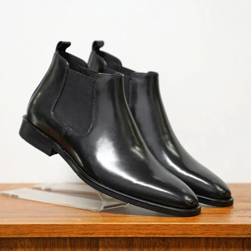 Brian™ | Sofistikerade Chelsea boots i läder